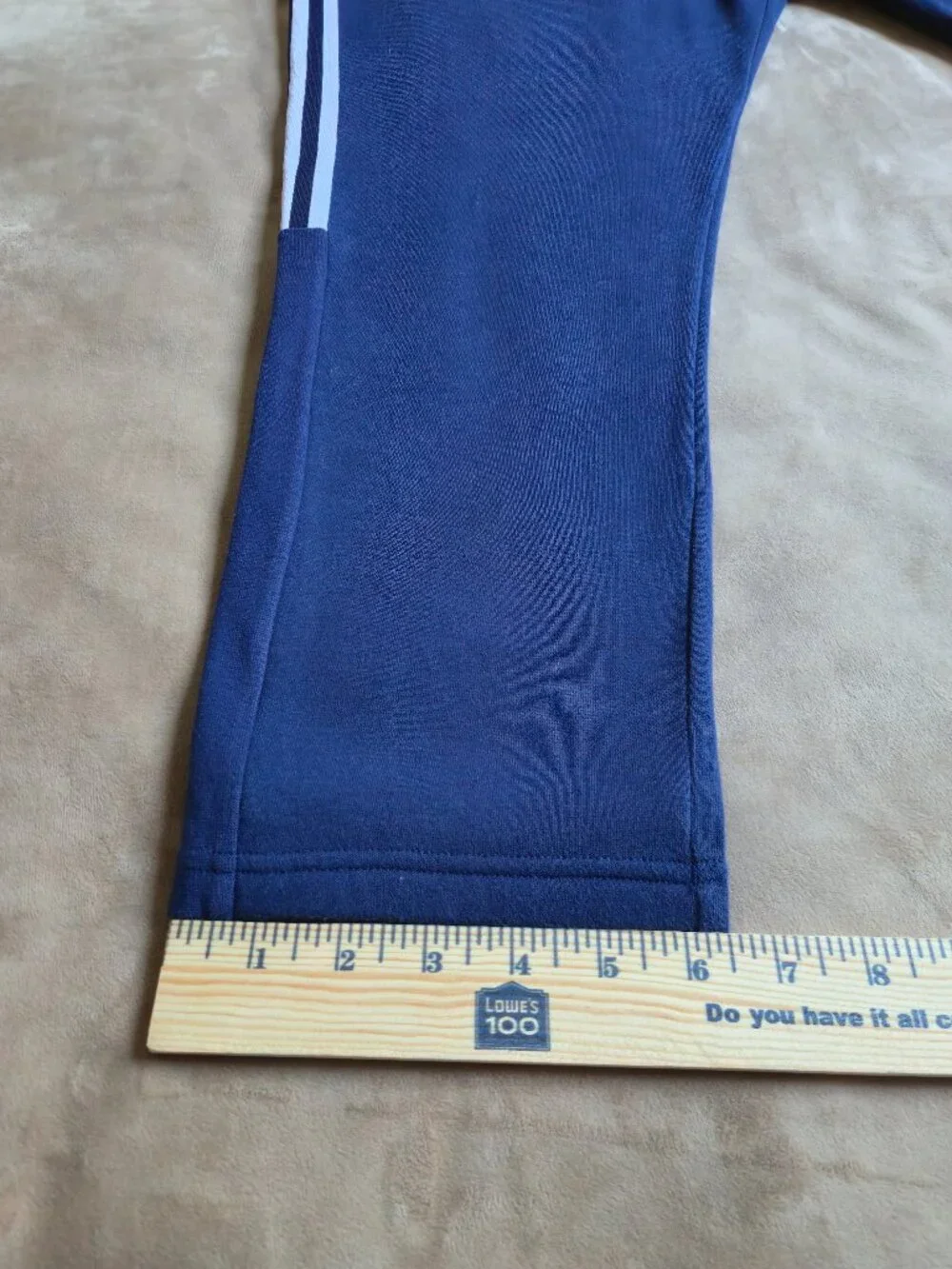 adidas Tiro 21 Fleece Tapered Track Sweatpants Team Navy Blue Men's 2XL GH4467